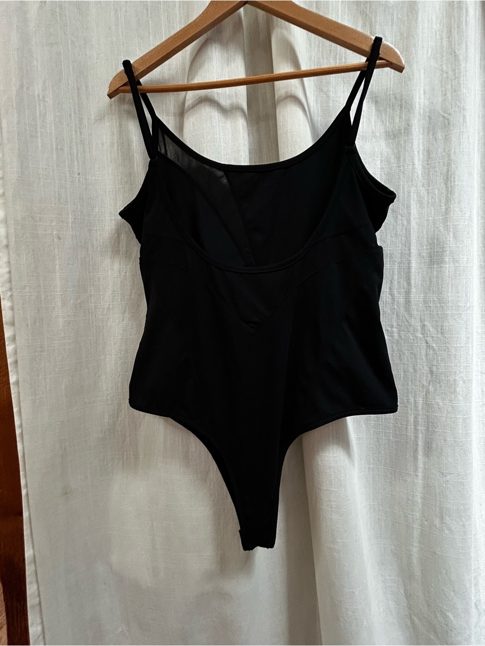 Buffbunny Collection Black Barre Bodysuit featuring a distinct mesh XXX LARGE - Picture 8 of 11